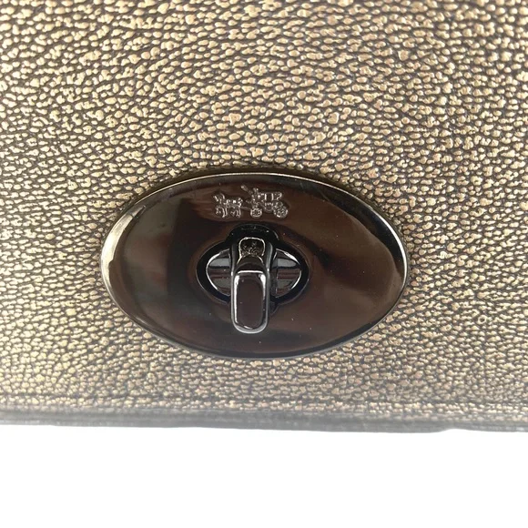 COACH Mini Chain Convertible Crossbody gold metallic - Picture 6 of 12